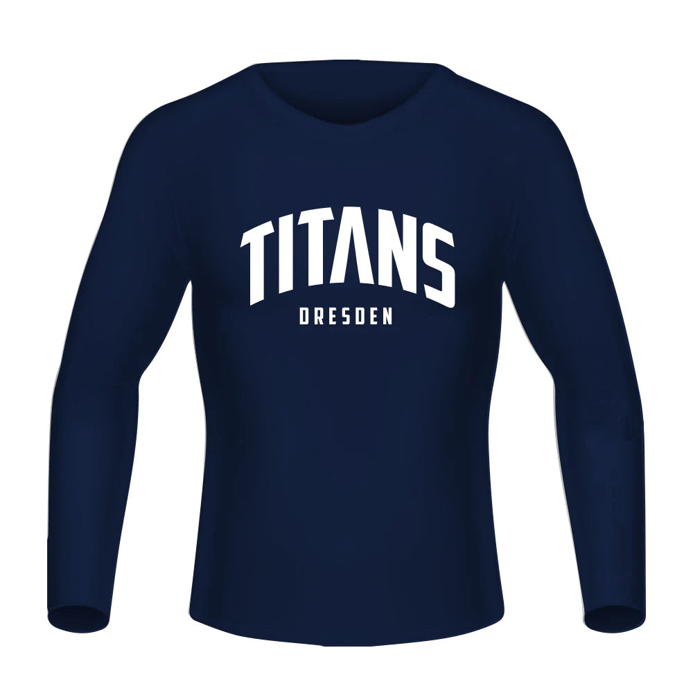 Longsleeve Blau großes Logo / kids