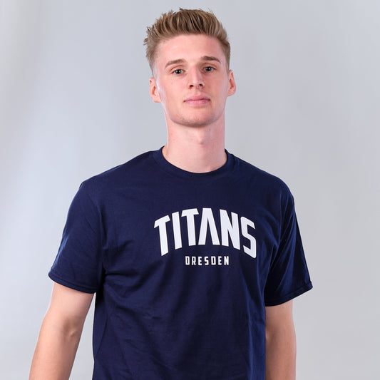 Fan Shirt Basic Line blau / unisex