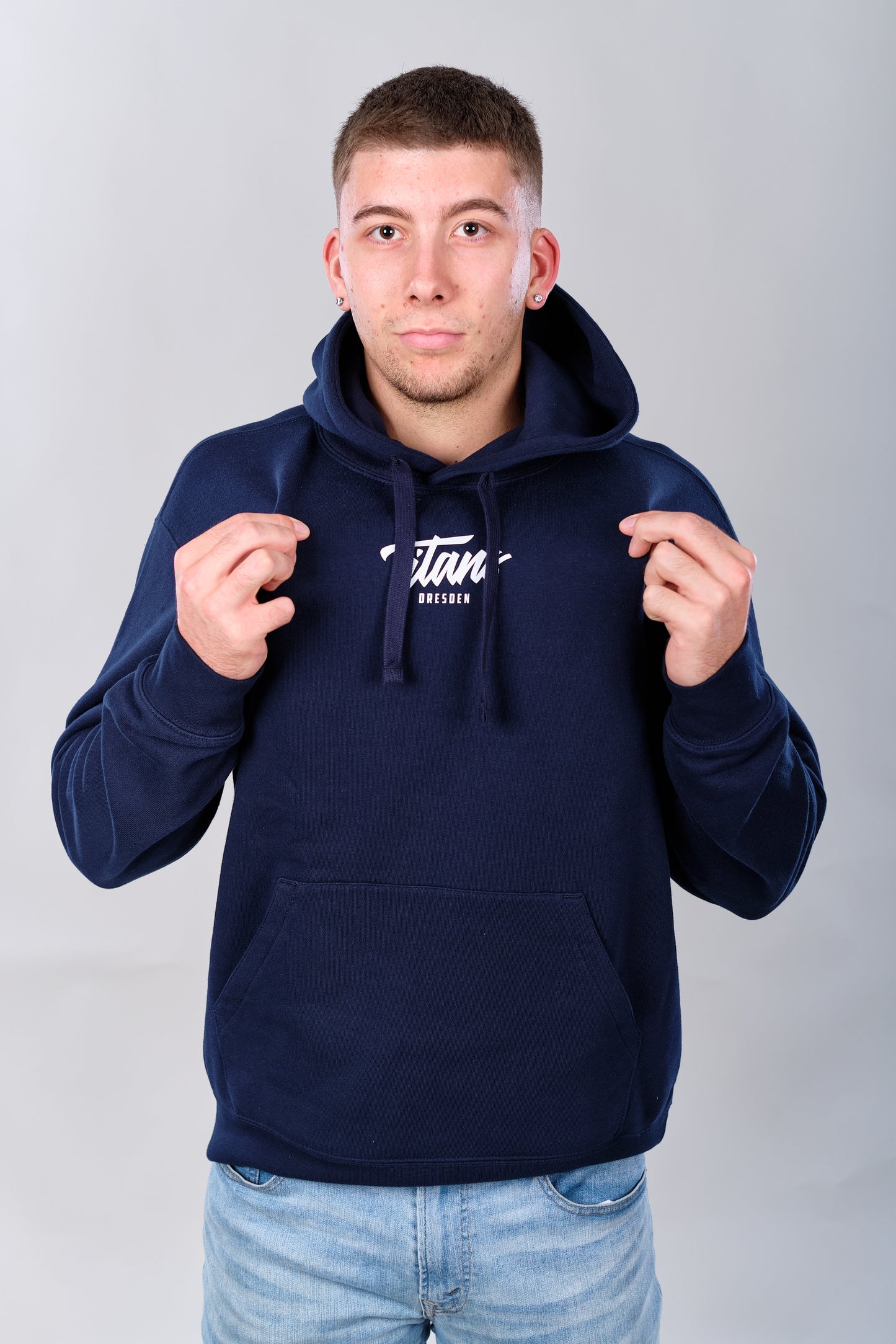 Hoodie Blau Signature Line / unisex