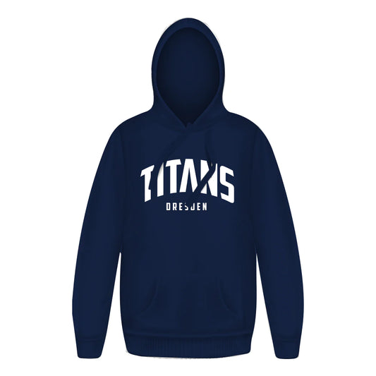 Hoodie Blau großes Logo / kids