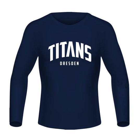 Longsleeve Blau großes Logo / kids