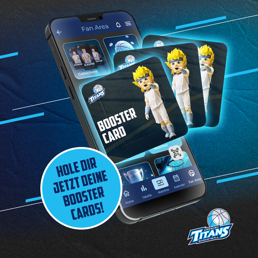 Booster-Card – Sammle Spieler, unterstütze die Titans!